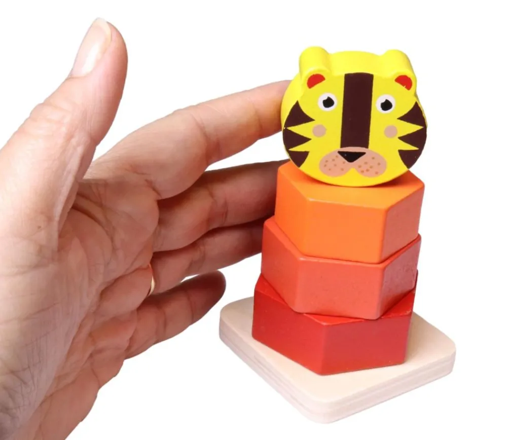 Tout Pour le Jeu Jeu empilable tigre 10 cm