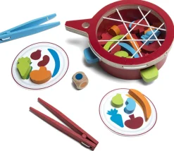 Tout Pour le Jeu Jeu en bois Veggie - Wok motricité fine