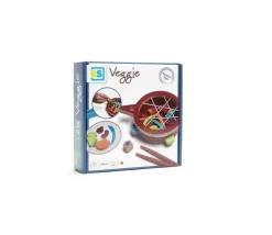 Tout Pour le Jeu Jeu en bois Veggie - Wok motricité fine