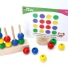 Tout Pour le Jeu Jeu enfilade des couleurs en bois