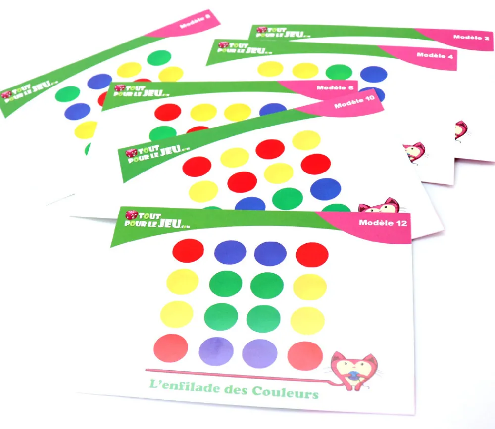 Tout Pour le Jeu Jeu enfilade des couleurs en bois