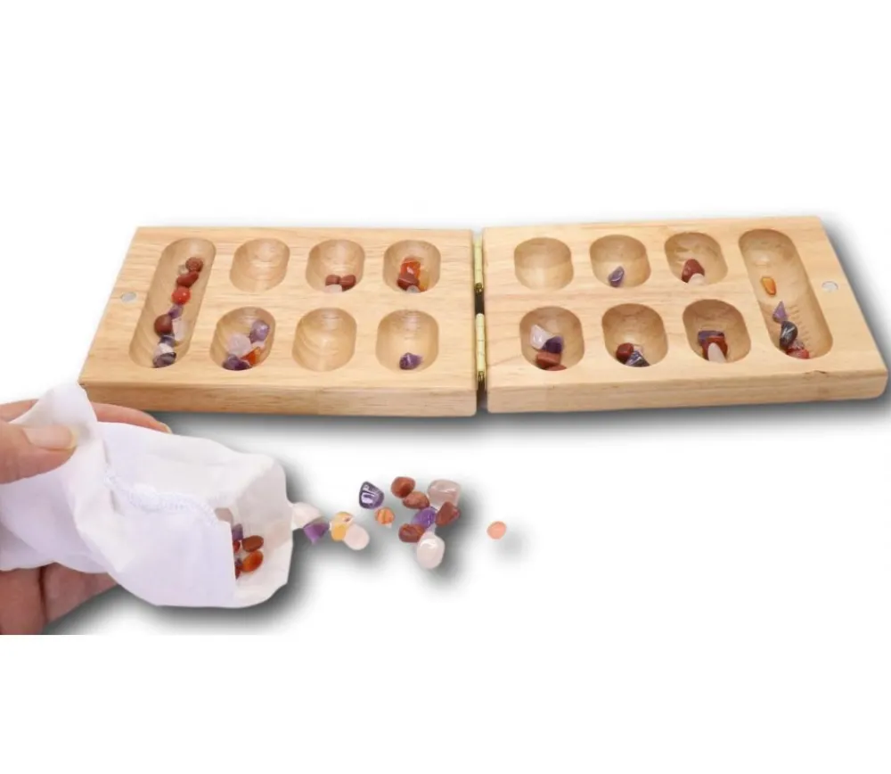 Tout Pour le Jeu Jeu Kalaha - Awalé en bois pliant