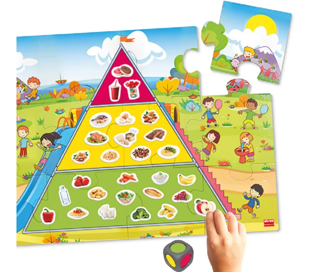 Enfant Tout Pour le Jeu Jeu La pyramide d'une alimentation saine