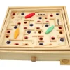 Tout Pour le Jeu Jeu Labyrinthe à billes avec obstacles en bois 35 x 31 cm