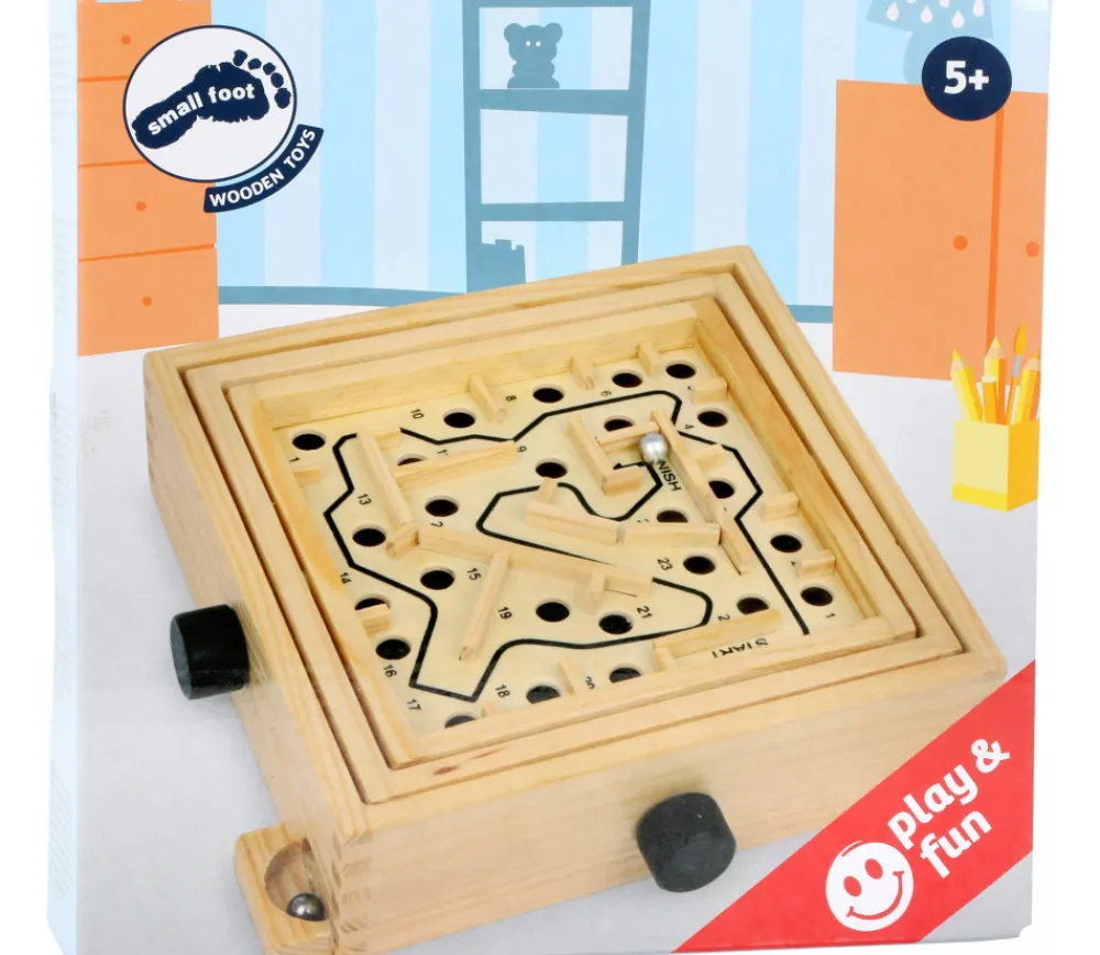 Tout Pour le Jeu Jeu Labyrinthe en bois 19.6 x 19.7 cm à billes