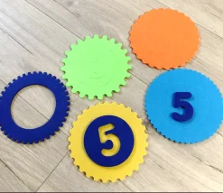 Enfant Tout Pour le Jeu Jeu Lancer d'anneaux + marelle - 2 en 1