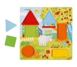 Enfant Tout Pour le Jeu Jeu loto couleurs et formes en bois