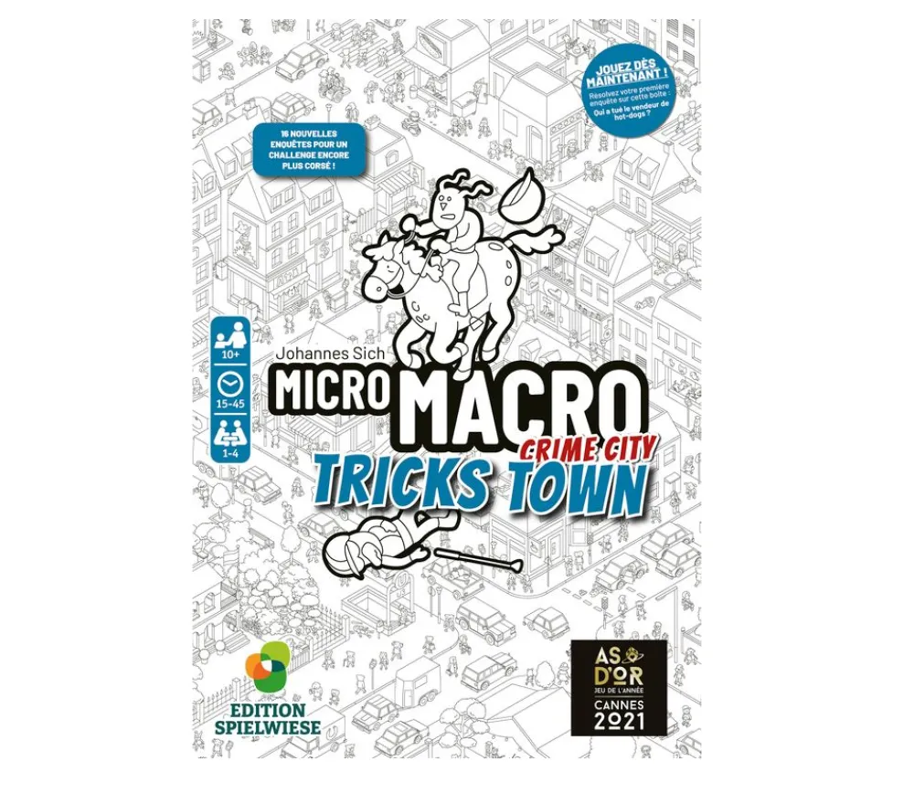 Tout Pour le Jeu Jeu MicroMacro - Crime City : Version Tricks Town