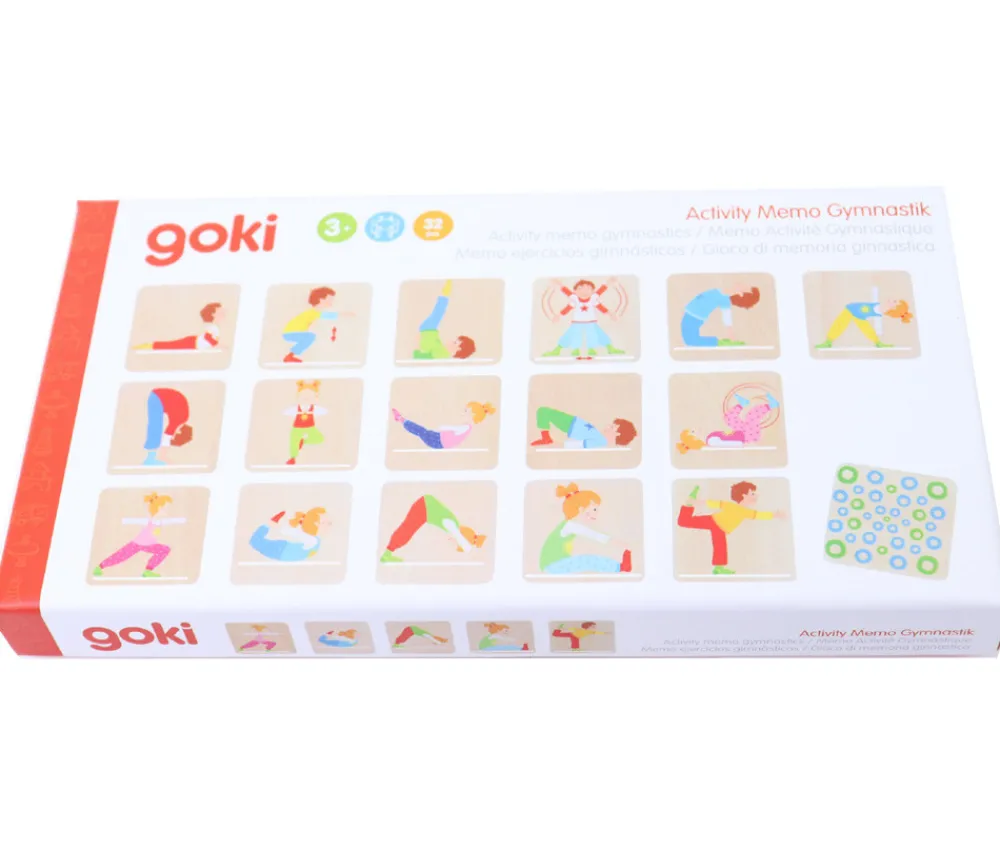 Tout Pour le Jeu Jeu mémo en bois - la gymnastique
