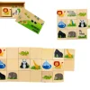 Tout Pour le Jeu Jeu mémo en bois animaux sauvages