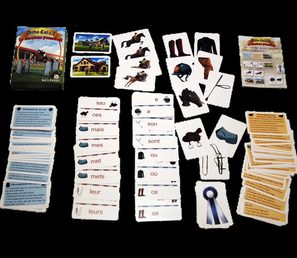 Tout Pour le Jeu Jeu Ortho Cat's 2 homophones grammaticaux orthographe CE1-collège