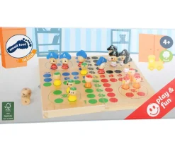 Tout Pour le Jeu Jeu Petits chevaux - ludo pirate en bois