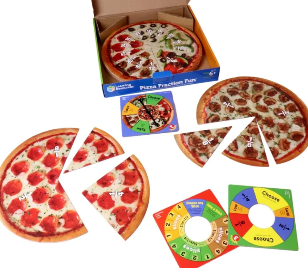 Tout Pour le Jeu Jeu Pizza fractions fun junior