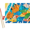 Tout Pour le Jeu Jeu puzzle pêche à la ligne aimantée en bois 13 pièces