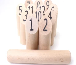 Enfant Tout Pour le Jeu Jeu quilles finlandaises en bois fabriquées en France