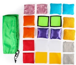 Enfant Tout Pour le Jeu Jeu tactile 20 petits sacs sensoriels - Découverte des textures et matières