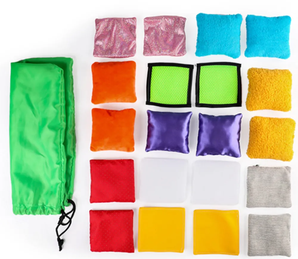 Enfant Tout Pour le Jeu Jeu tactile 20 petits sacs sensoriels - Découverte des textures et matières
