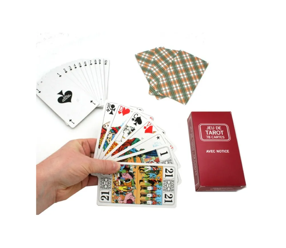 Tout Pour le Jeu Jeu tarot 78 cartes à jouer classique