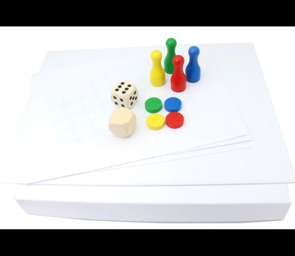 Tout Pour le Jeu Kit 3 Géant : créer votre jeu avec pions et dés géants