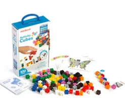 Tout Pour le Jeu Kit activités cubes emboitables - 100 cubes emboitables 2 cm + fiches