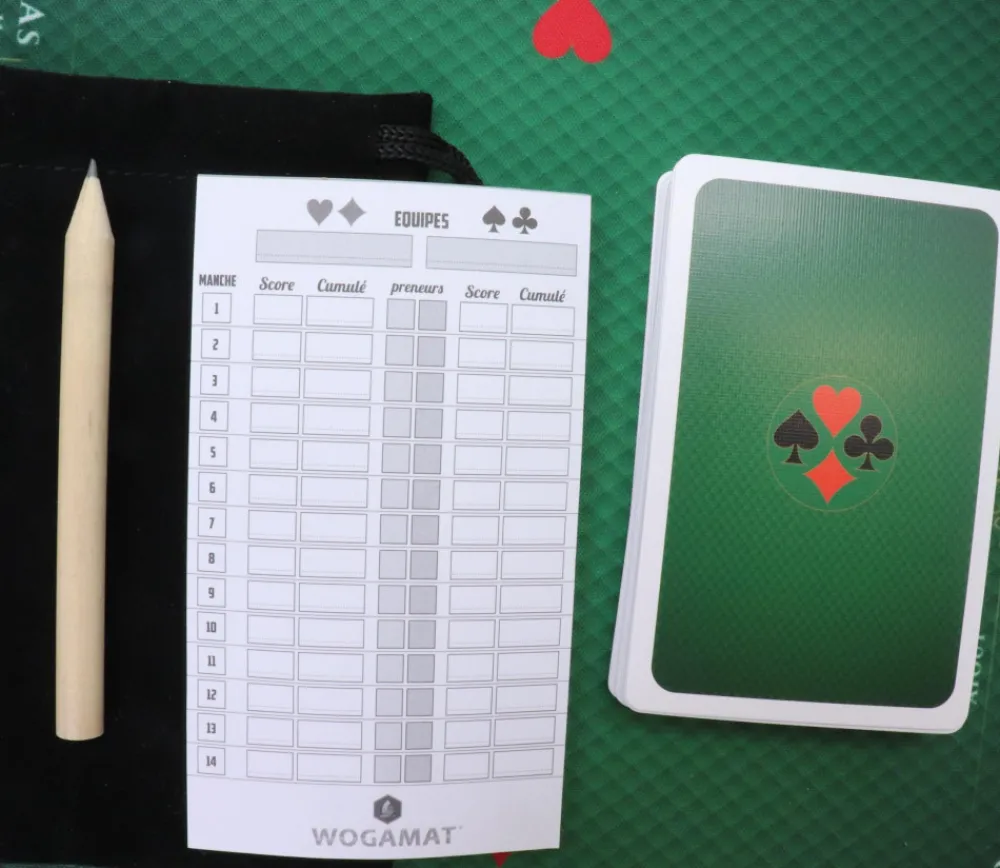 Tout Pour le Jeu Kit complet pour jeu de belote. Game tubes