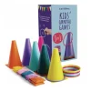 Enfant Tout Pour le Jeu KIT Jeux adresse 26 pièces : cônes, anneaux, mini sacs de lancer