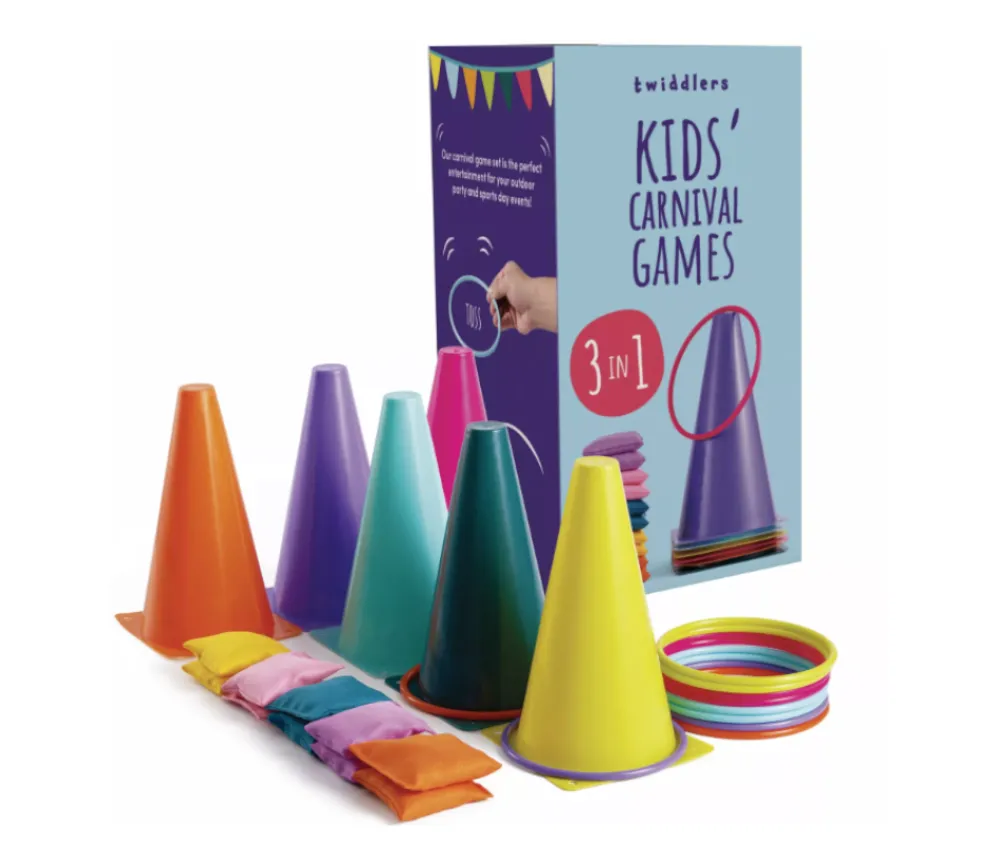 Enfant Tout Pour le Jeu KIT Jeux adresse 26 pièces : cônes, anneaux, mini sacs de lancer