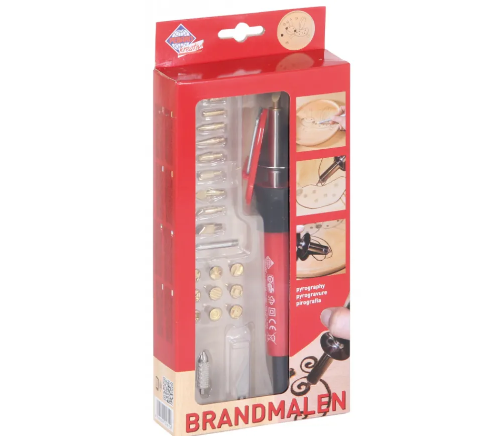 Tout Pour le Jeu Kit Pyrograveur avec 20 pointes pour loisirs créatifs