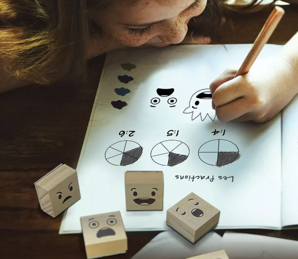 Tout Pour le Jeu Kit tampons visages émotions