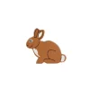 Tout Pour le Jeu Lapin en bois 6 x 7 x 2.3 cm