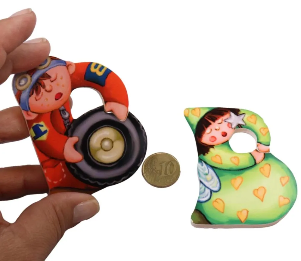 Tout Pour le Jeu Lettre alphabet personnage en bois à l'unité - 7 cm initiale déco