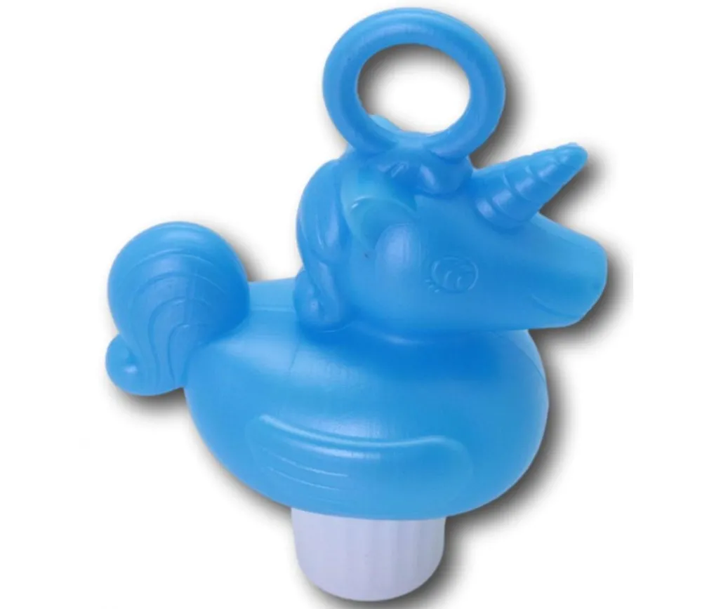 Enfant Tout Pour le Jeu Licorne à pêcher bleu turquoise 11 cm pour pêche aux canards
