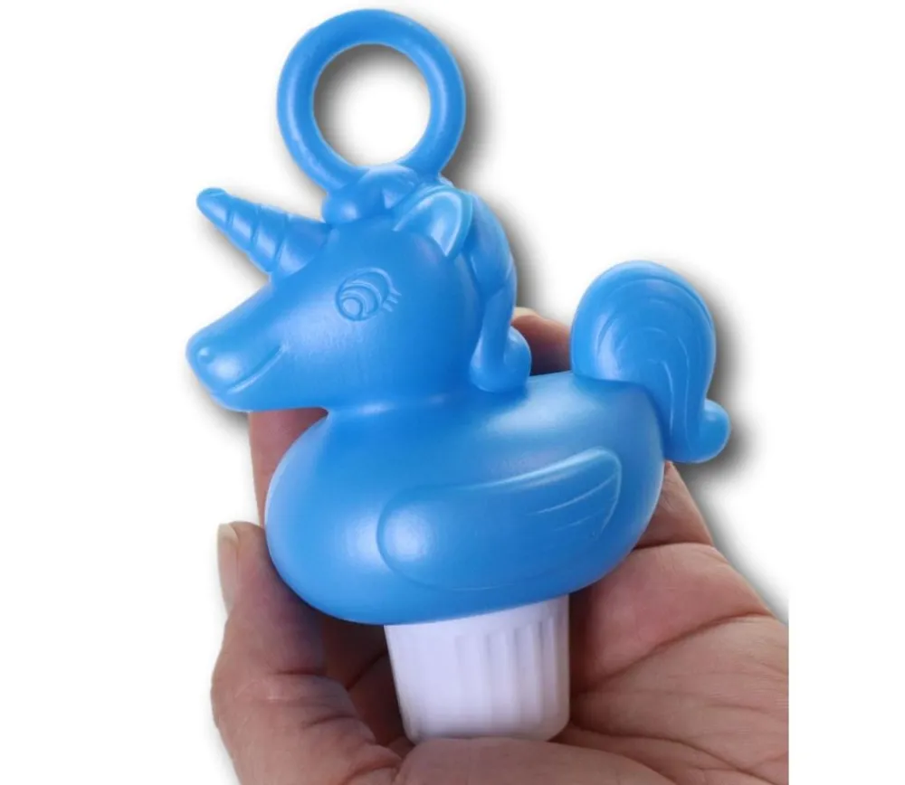 Enfant Tout Pour le Jeu Licorne à pêcher bleu turquoise 11 cm pour pêche aux canards