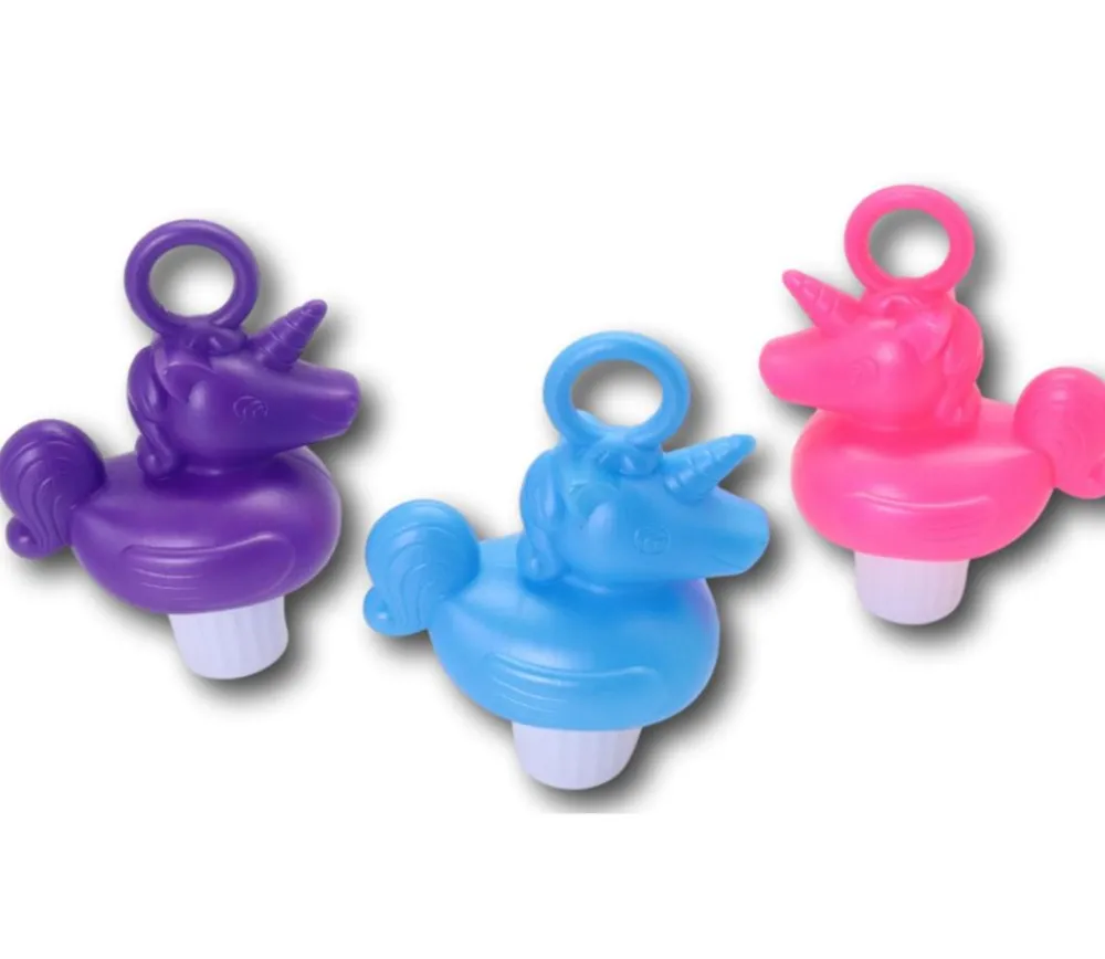 Enfant Tout Pour le Jeu Licorne à pêcher bleu turquoise 11 cm pour pêche aux canards