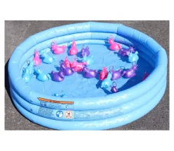 Enfant Tout Pour le Jeu Licorne à pêcher bleu turquoise 11 cm pour pêche aux canards