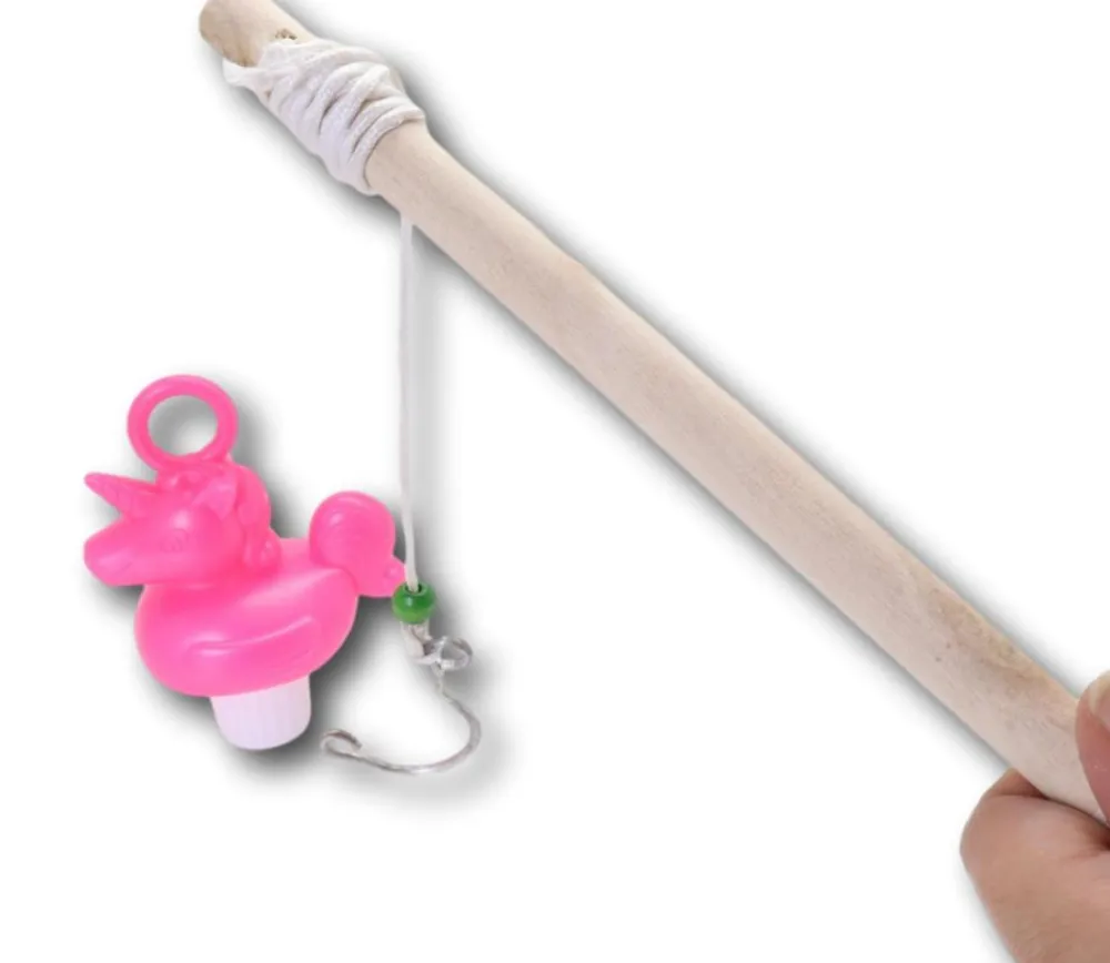 Enfant Tout Pour le Jeu Licorne à pêcher rose 11 cm pour pêche aux canards