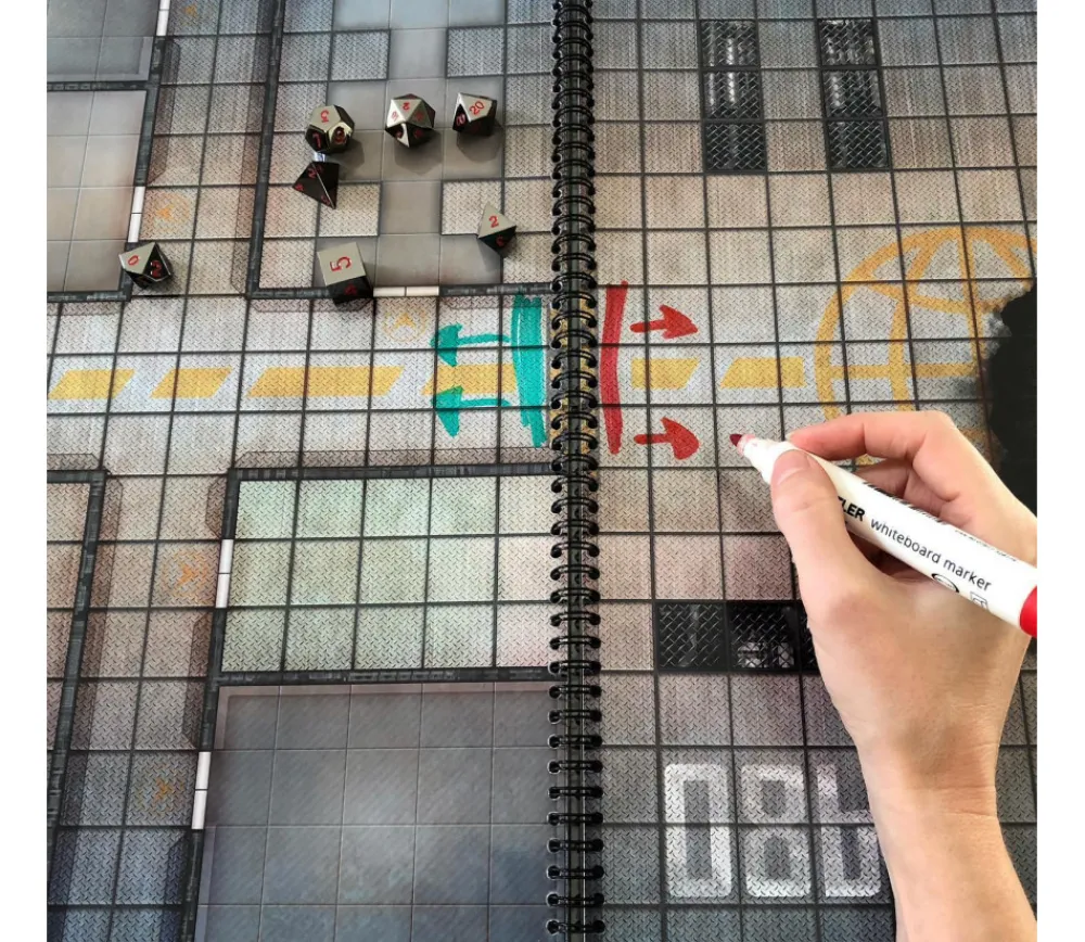 Tout Pour le Jeu Livre A3 Battle Mats plateaux de jeu Giant Book of Sci-Fi