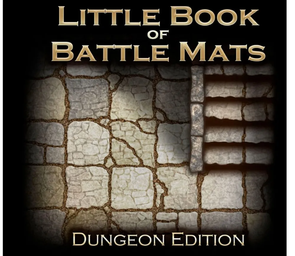 Tout Pour le Jeu Livre plateau de jeux Little Dungeon 15 x 15 cm - book of Battle mats