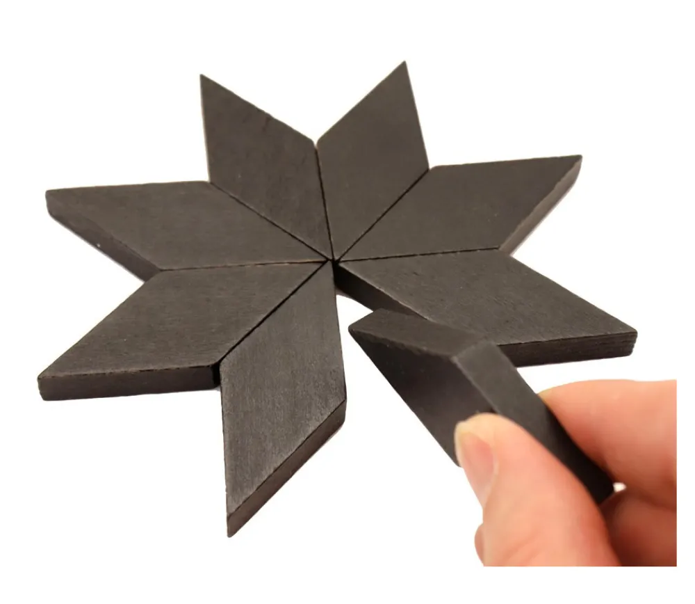 Tout Pour le Jeu Losange en bois 60 x 25 x 8 mm noir pour jeu achat en ligne
