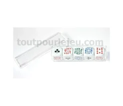 Tout Pour le Jeu Lot 5 dés poker 16 mm pour poker d'as