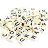 Tout Pour le Jeu Lot 100 jetons lettres 19X19 mm avec points chiffres pour former des mots