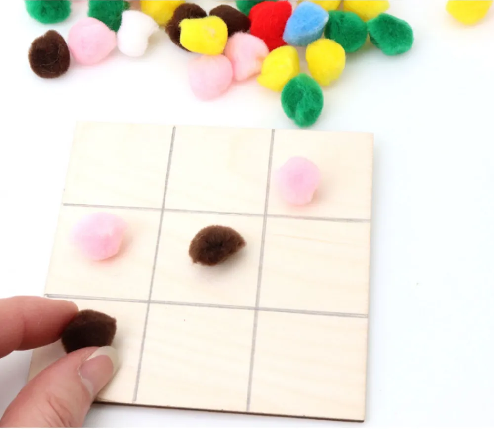 Tout Pour le Jeu Lot 50 pompons multicolores 15 mm
