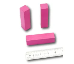 Tout Pour le Jeu Lot 3 réglettes Cuisenaire 4 cm en rose