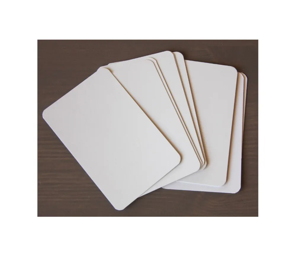 Tout Pour le Jeu Lot de 10 cartes blanches à personnaliser 59 x 91 mm