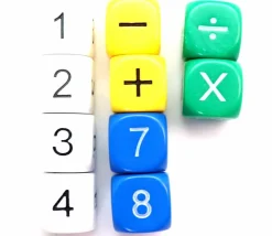 Tout Pour le Jeu Lot de 10 dés mathematiques 16 mm