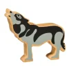 Tout Pour le Jeu Loup en bois 110 x 90 x 25 mm