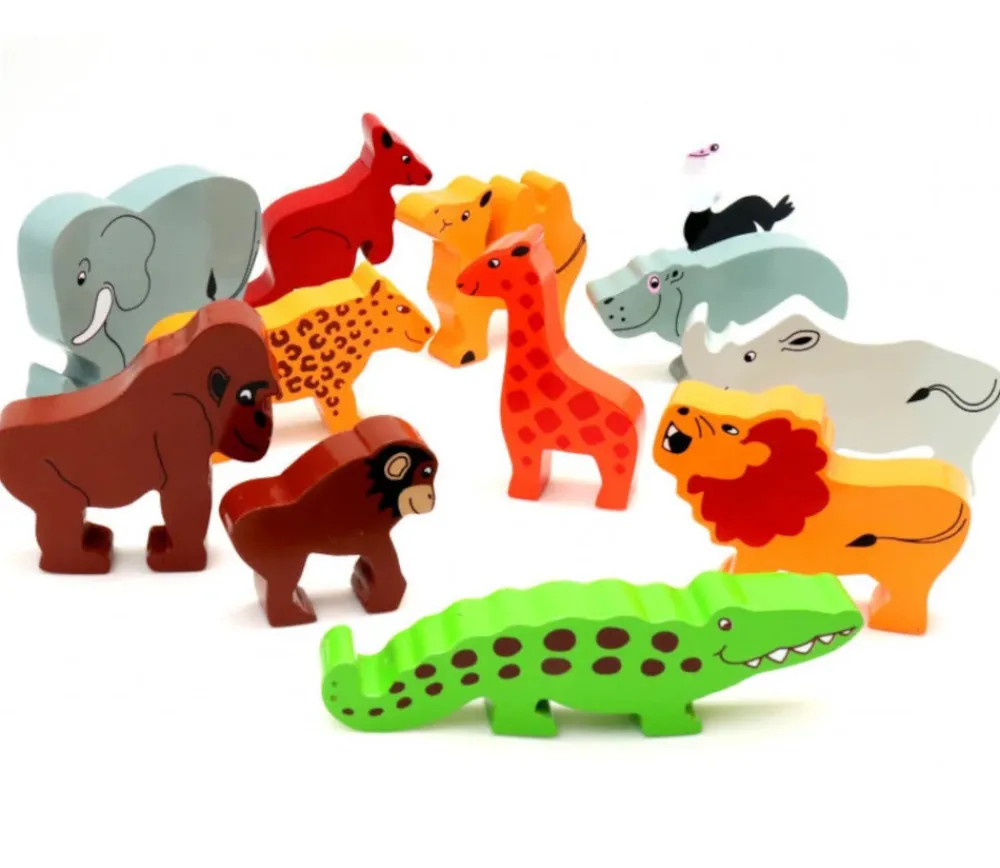 Tout Pour le Jeu Loup en bois 110 x 90 x 25 mm