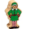 Tout Pour le Jeu Lutin de Noël en bois 82 x 45 x 25 mm elfe