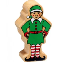 Tout Pour le Jeu Lutin de Noël en bois 82 x 45 x 25 mm elfe