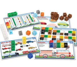 Tout Pour le Jeu Mathlink cubes Mathmobiles - 100 cubes + 30 fiches activités mathématiques STEM